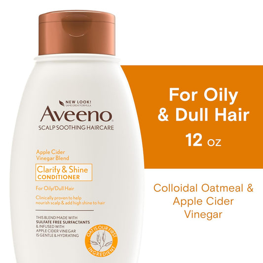 Aveeno Apple Cider Vinegar Clarifying Conditioner, 12 fl oz