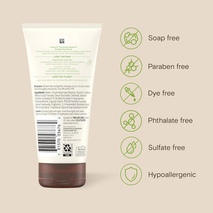 Aveeno Positively Radiant Skin Brightening Daily Face Wash Scrub, 5 oz