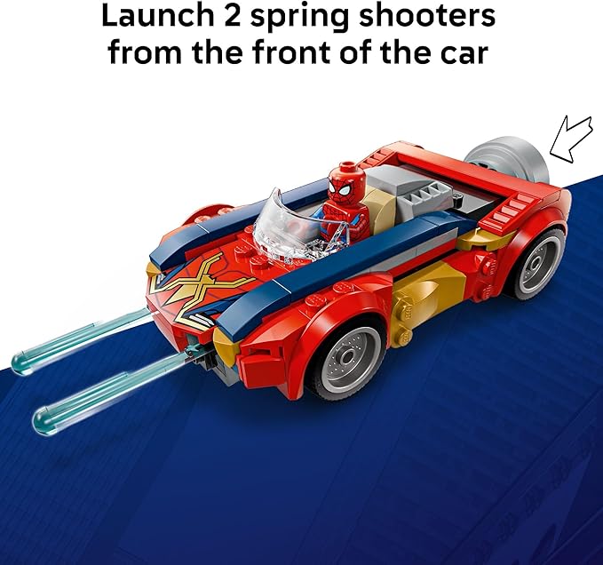 LEGO Marvel Spider-Man Car vs. Venomized Wolverine Building Toy for Boys & Girls - Super Hero & Villain Playset W/2 Marvel Minifigures - Gift Idea for Birthdays - Ages 7+ - 76336