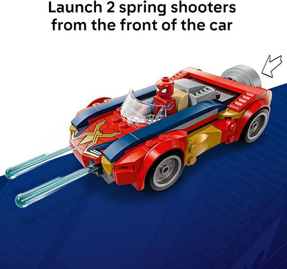 LEGO Marvel Spider-Man Car vs. Venomized Wolverine Building Toy for Boys & Girls - Super Hero & Villain Playset W/2 Marvel Minifigures - Gift Idea for Birthdays - Ages 7+ - 76336