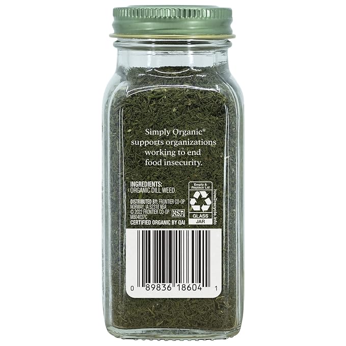Simply Organic, Dill Weed Organic, 0.81 Ounce