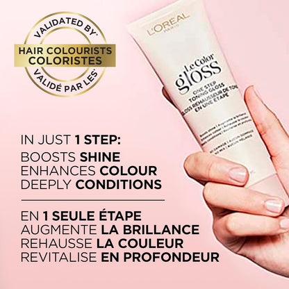L'Oreal Paris Le Color Step Hair Toning Gloss,Cool Blonde,4 Ounce,(Pack of 12)