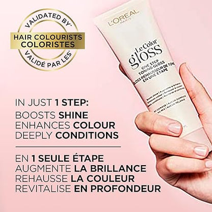 L’Oreal Paris Le Color One Step Hair Toning Gloss, Cool Blonde, 4 Ounce
