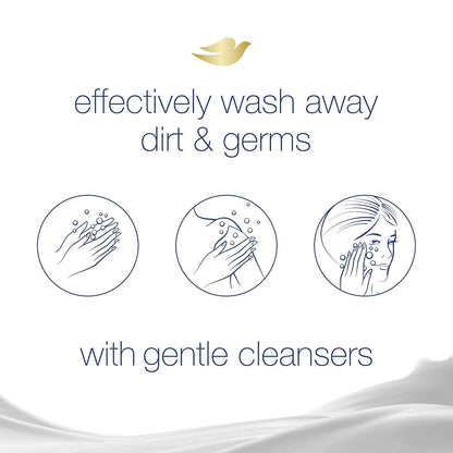 Dove Beauty Bar Gentle Skin Cleanser Moisturizing for Gentle Soft Skin Care Original Made With 1/4 Moisturizing Cream 3.75 oz 2 Bars, Pack of 24