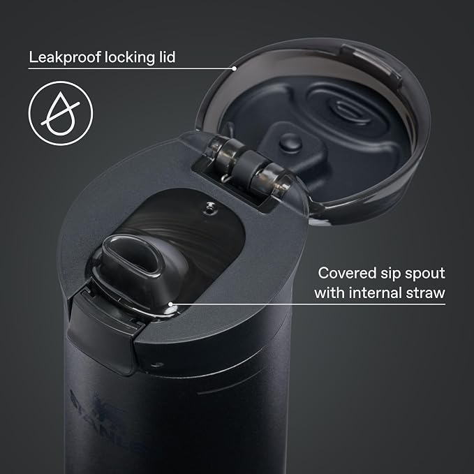STANLEY Flowstate Spring Bottle, 20 oz, Black 2.0