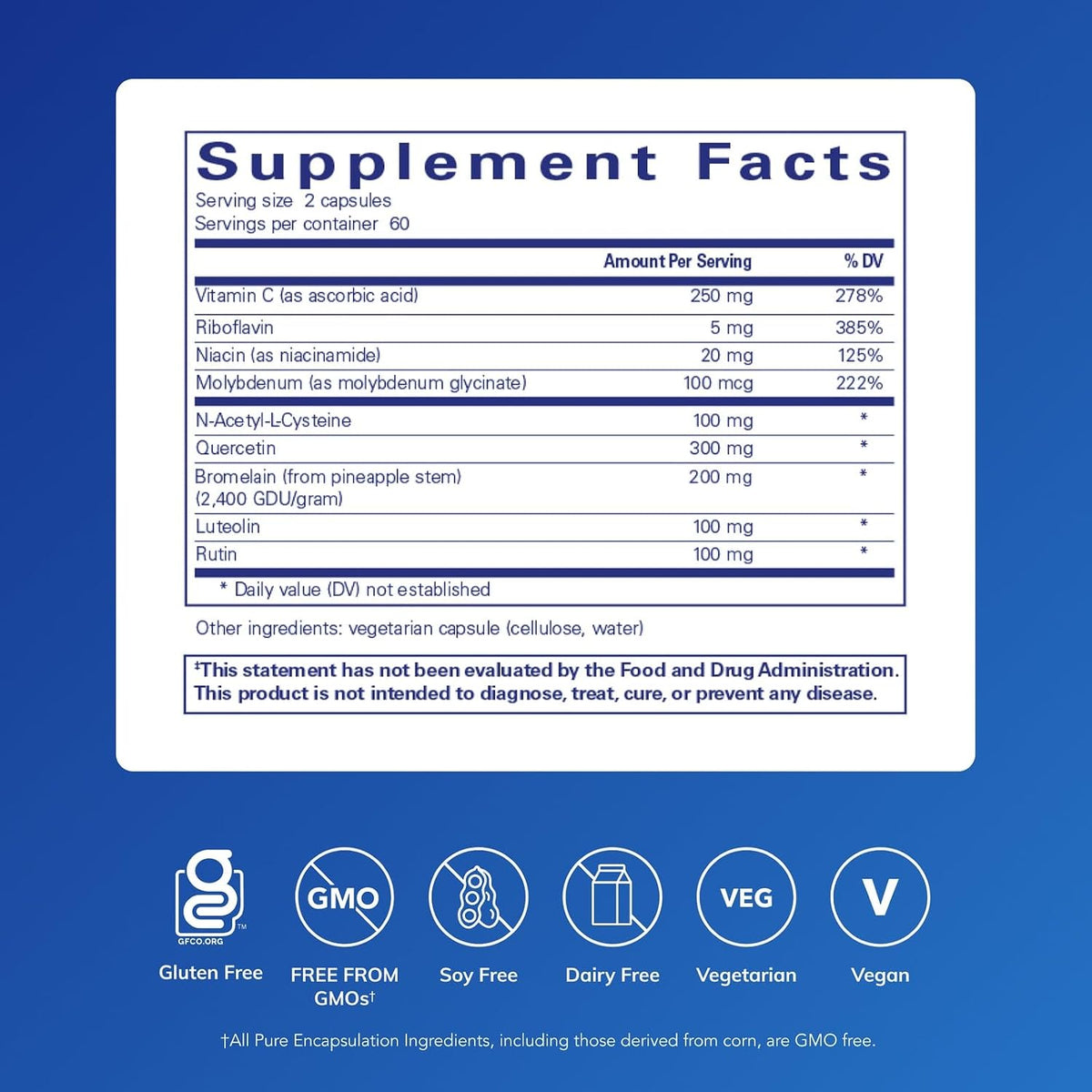 Pure Encapsulations Hist Reset, 120 Capsules