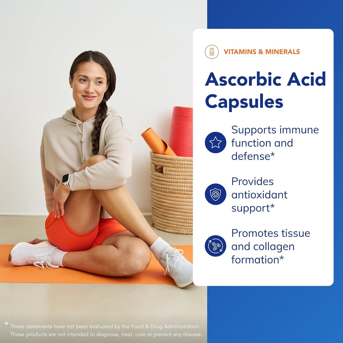 Pure Encapsulations Ascorbic Acid Capsules, 250 Capsules