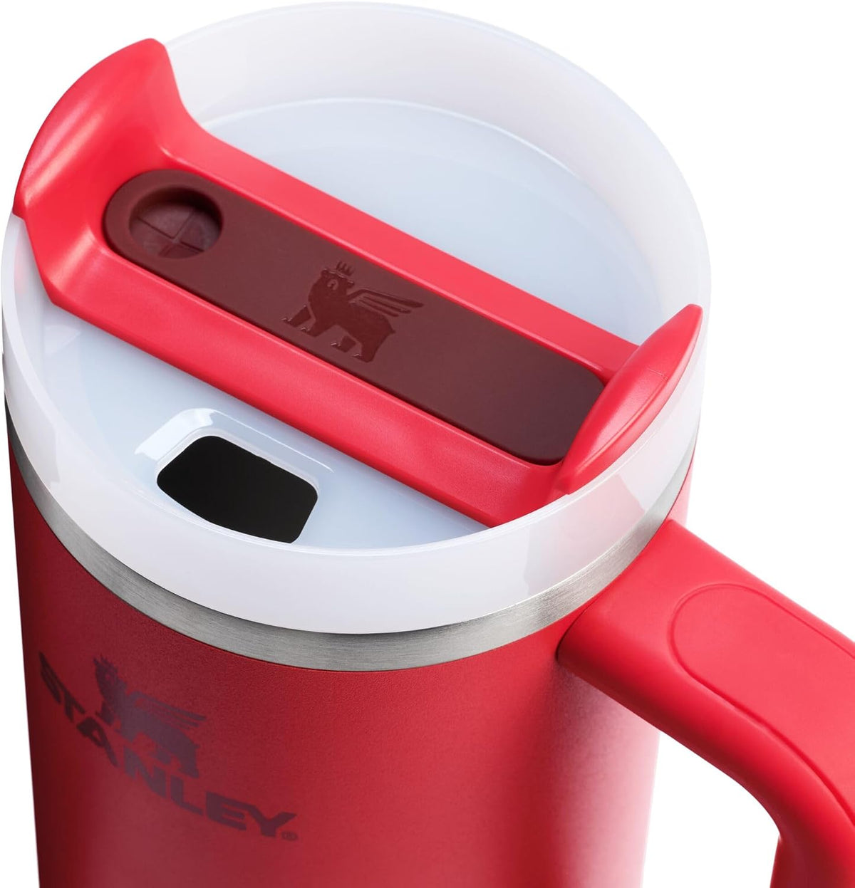STANLEY Quencher H2.0 Flow State Tumbler, 30 oz, Chili Red