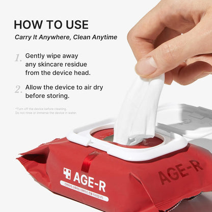 medicube Beauty Device Cleaning Wipes, Easy Cleaning for Fresh Device Care