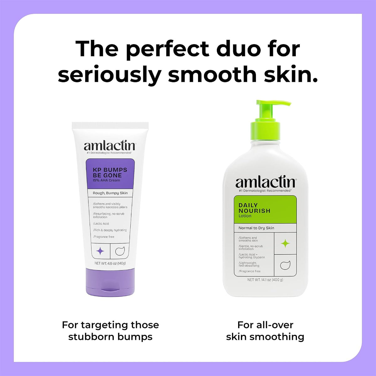 Amlactin KP Bumps Be Gone Body Cream, 15% Lactic Acid, 3 oz