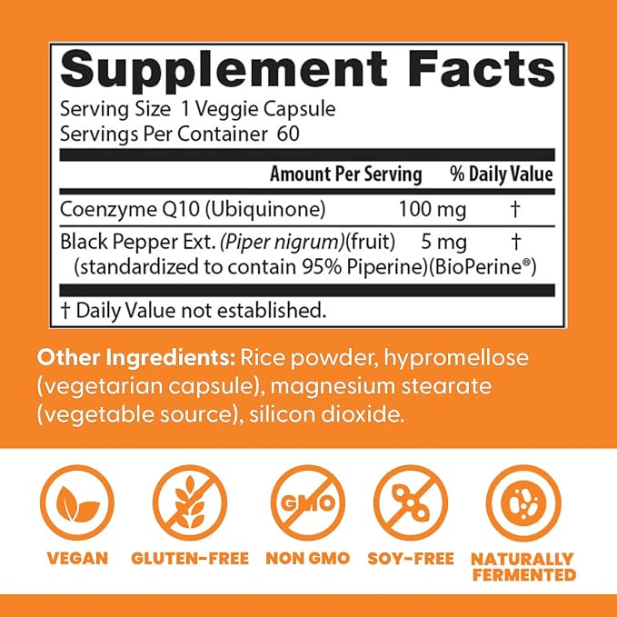 Doctor's BEST High Absorption CoQ10 100mg with BioPerine, 360 Veg Capsules