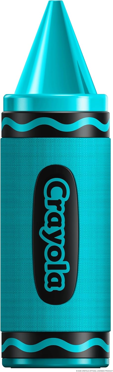 Crayola Kids Crayon Speakers Bluetooth, Portable Bluetooth Speakers | 20W Peak Power HD Sound, Mini Bluetooth Speaker Wireless with TWS Pairing BT 5.3, FM Radio Home/Party/Outdoor/Travel