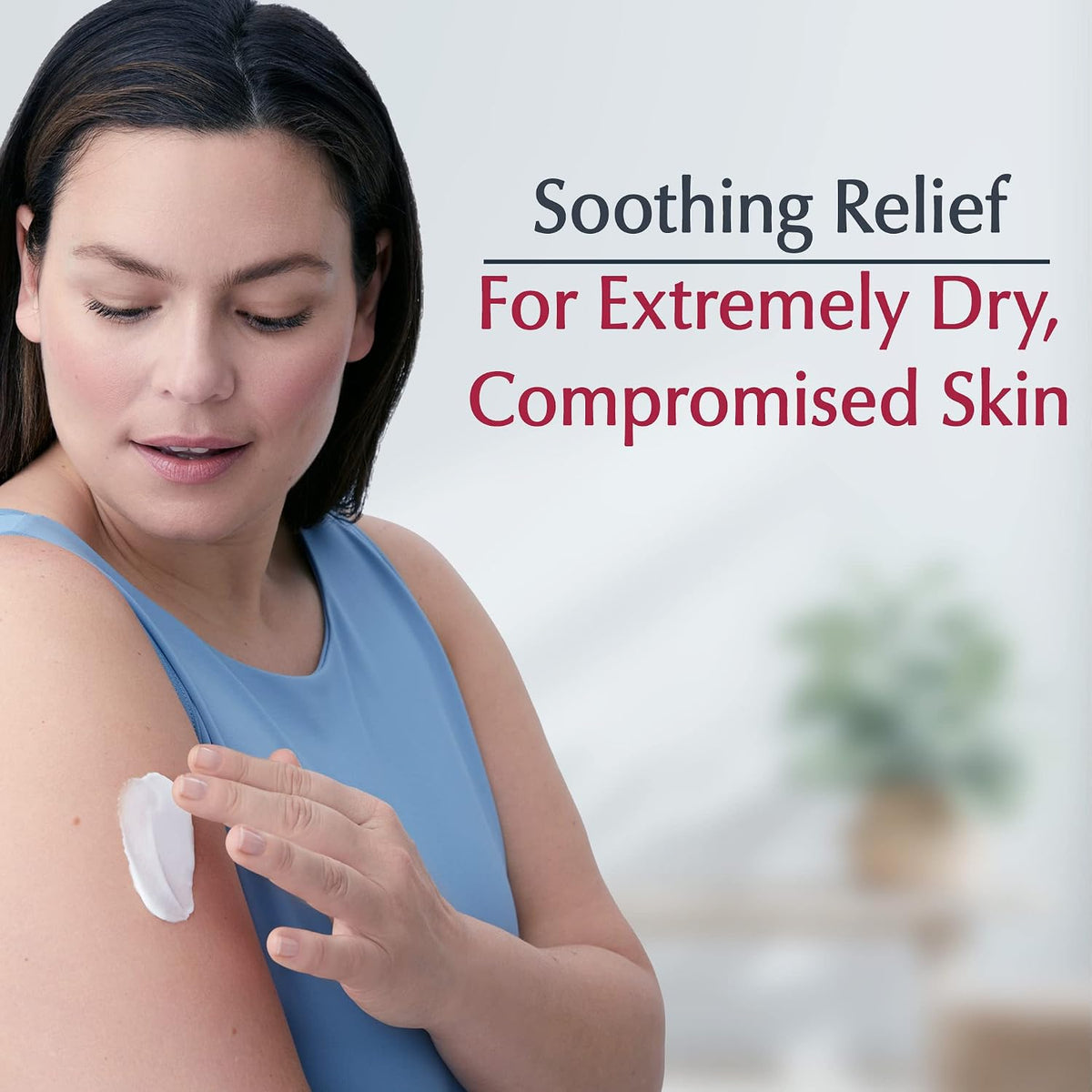 Eucerin Original Healing Cream, Unscented Body Cream for Extremely Dry, Sensitive and Compromised Skin, Emollient Enriched Body Moisturizer, 16 Oz Jar, (Pack of 12)