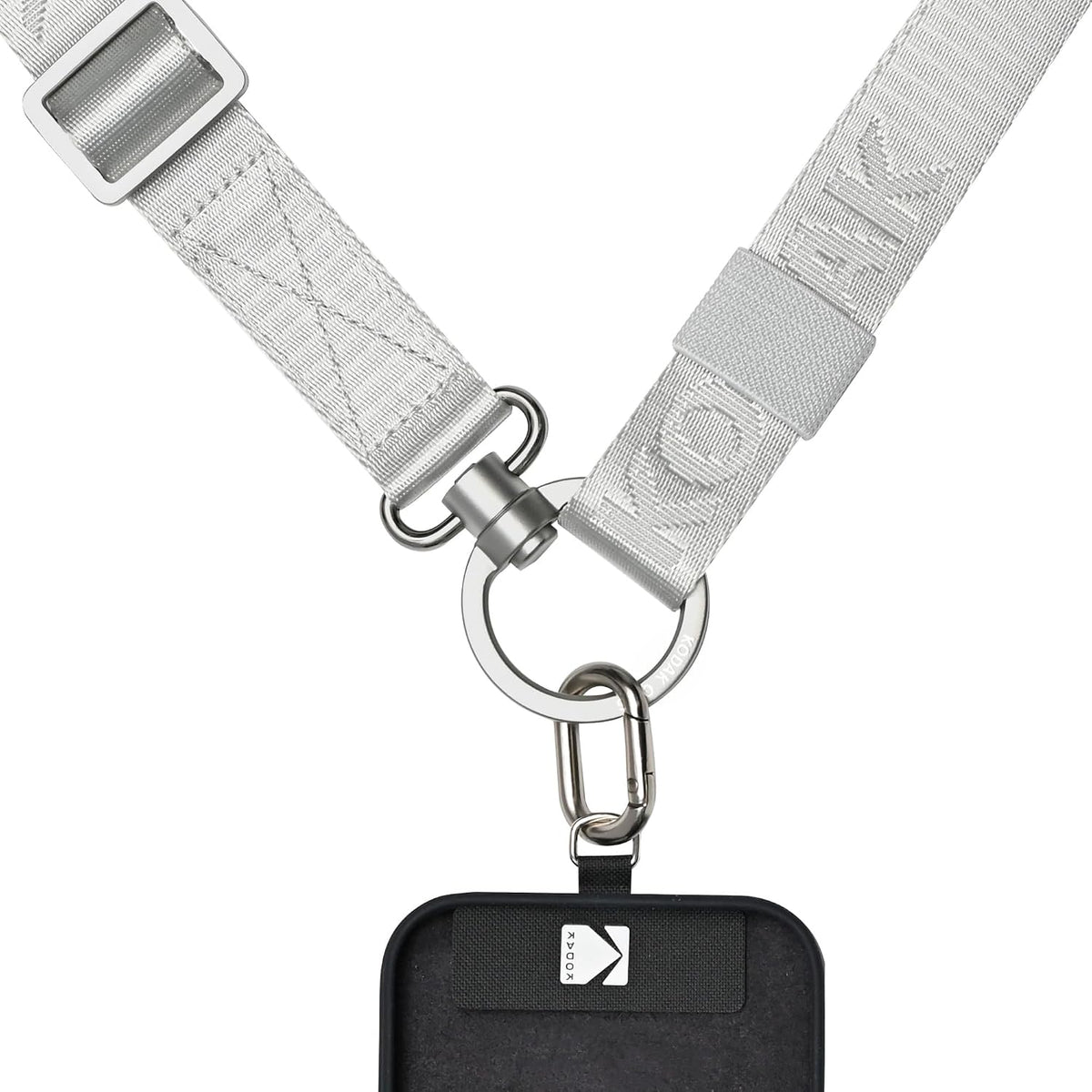 KODAK Multi-Purpose Camera Strap (Silver) - Quick-Detach System, Lightweight, Durable Metal Swivels, Multiple Usages, SLR Cameras, Compact Cameras, Smart Phones