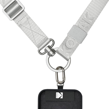 KODAK Multi-Purpose Camera Strap (Silver) - Quick-Detach System, Lightweight, Durable Metal Swivels, Multiple Usages, SLR Cameras, Compact Cameras, Smart Phones