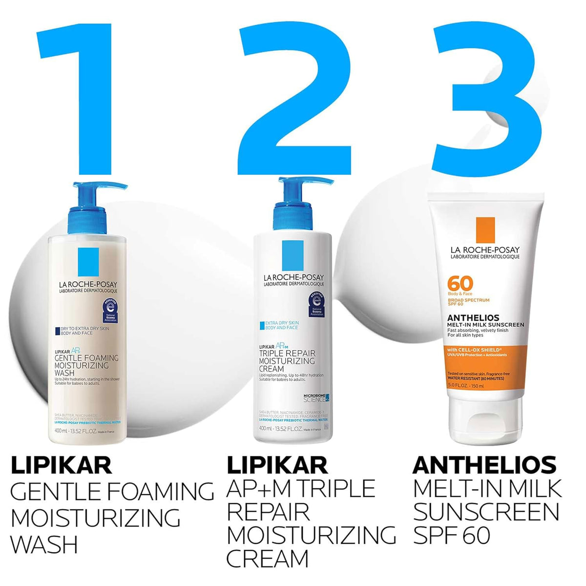 La Roche-Posay Lipikar AP+ Gentle Moisturizing Body Wash, with Shea Butter