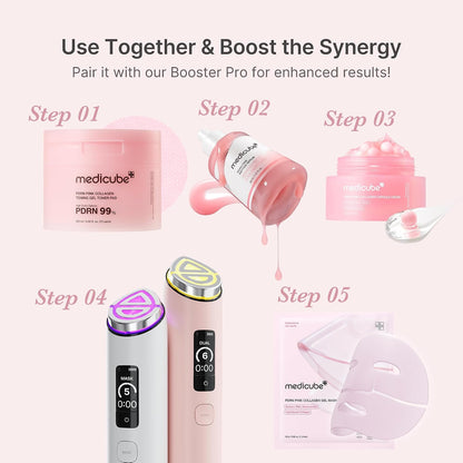 medicube PDRN Pink Peptide Serum with Rose PDRN