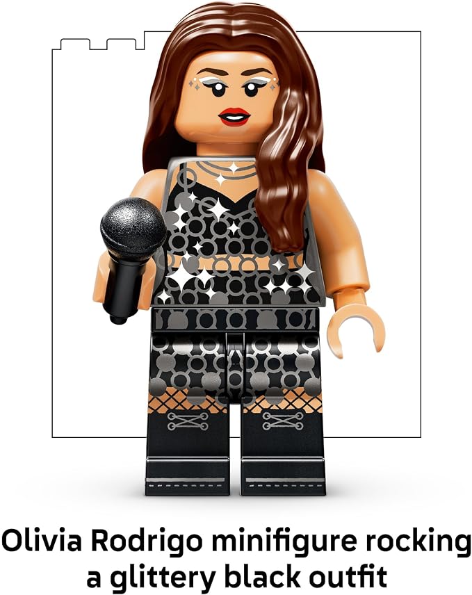 LEGO Editions Olivia Rodrigo's Concert Moon 43029 | Collectible Building Toy for Teens, Ages 14+, Olivia Rodrigo Minifigure, Bedroom Decor, 670 pieces, Gift for Birthdays