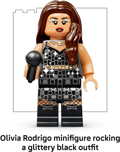 LEGO Editions Olivia Rodrigo's Concert Moon 43029 | Collectible Building Toy for Teens, Ages 14+, Olivia Rodrigo Minifigure, Bedroom Decor, 670 pieces, Gift for Birthdays