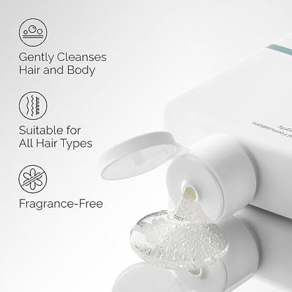 The Ordinary Sulphate 4% Cleanser for Body and Hair, Gentle Fragrance-Free Shampoo and Body Wash, 8.1 Fl Oz