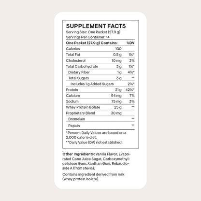 THORNE Whey Protein Isolate, Balanced Amino Acids Profile, 14 Packets