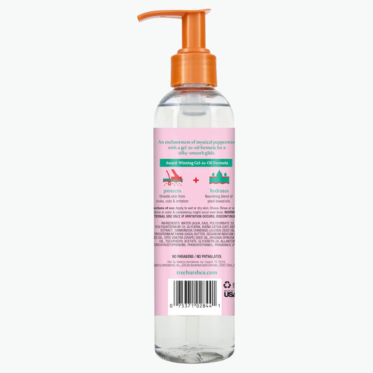 Tree Hut Merry Mint Moisturizing Shave Oil, Gel-to-Oil Formula, Ultra Hydrating Barrier for a Close, Smooth Shave, For All Skin Types, Limited Edition Holiday, Made with Shea Butter, 7.7 Fl Oz