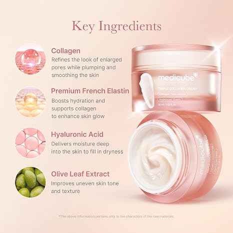 medicube Triple Collagen Prep & Glow Duo - Triple Collagen Cream and Toner