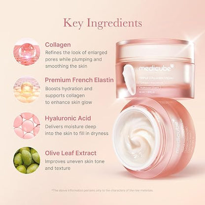 medicube Triple Collagen Prep & Glow Duo - Triple Collagen Cream and Toner