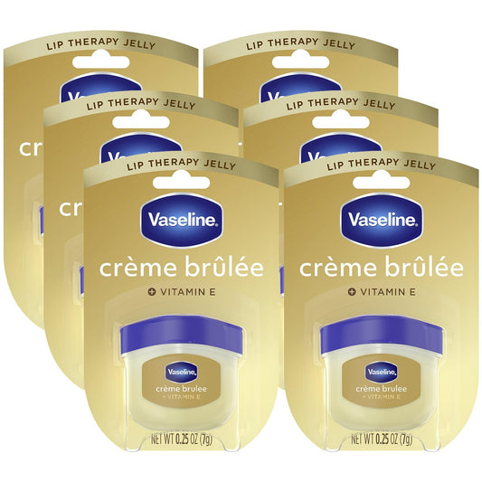 Vaseline Lip Therapy, Creme Brulee 0.25 oz (6 Pack)