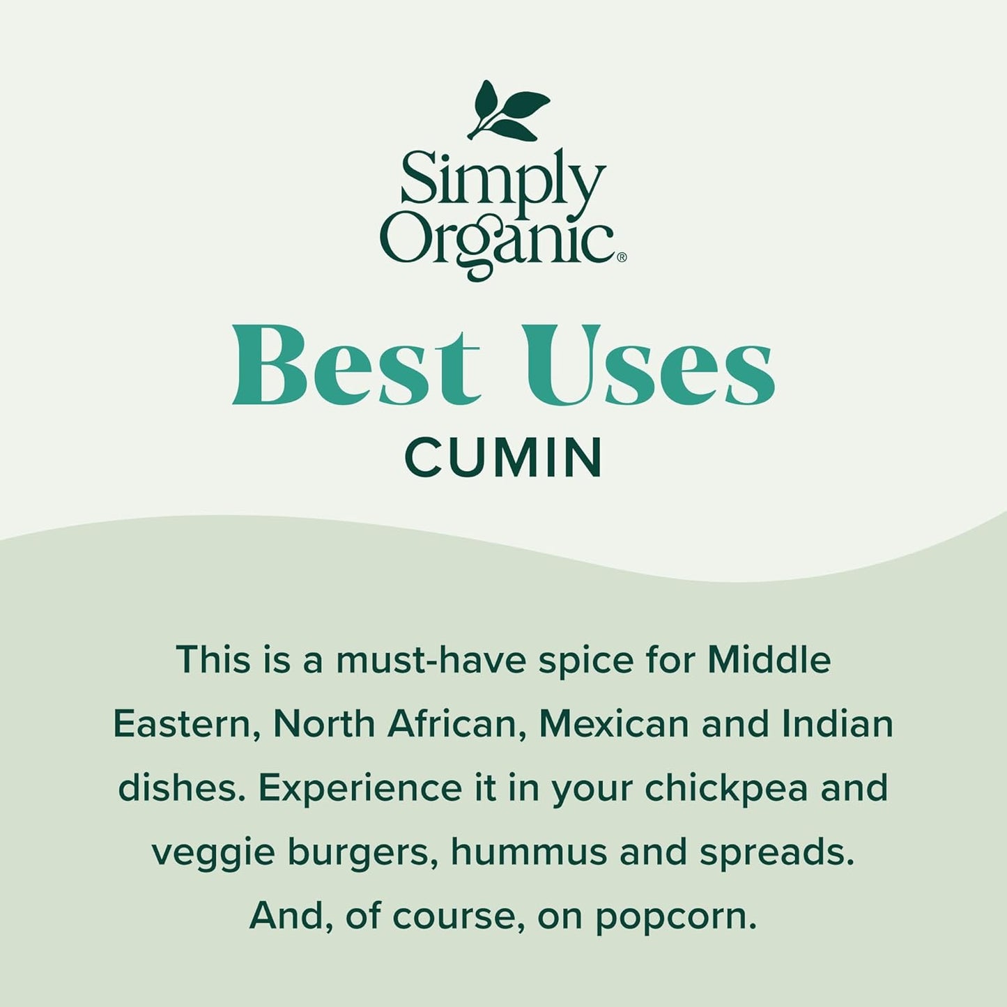 Simply Organic Ground Cumin Seed, 2.31 Ounce Glass Jar, Rich, Warm, Complex Earthy Spice Flavor, Certified Organic, Kosher | Rich, Warm, Complex Earthy Spice Flavor, Certified Organic, Kosher