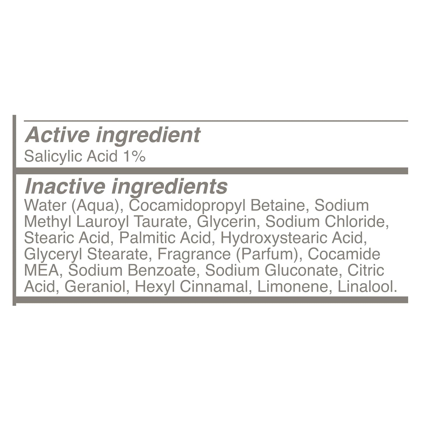 Dove Body Wash Acne Clear Clears & helps prevent acne 1% clearing salicylic acid-acne treatment 18.5 Fl oz (Pack of 4)