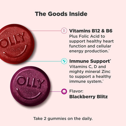 OLLY Men's Multivitamin Gummy, Supports Overall Wellness,* - 130 Count