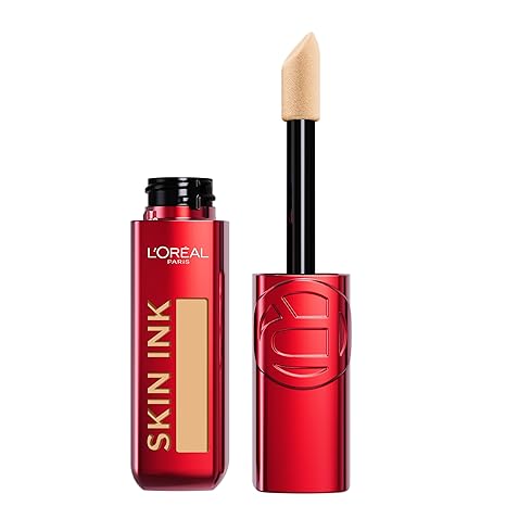 L'Oreal Paris Infallible Skin Ink 2-in-1 Foundation Concealer Hybrid Face Makeup, up to 48HR Transfer-Resistant with Medium Coverage, 270 Medium Warm