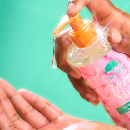 Tree Hut Merry Mint Serum Infused Hand Wash, Nourish & Hydrate Hands with Strengthening Skin Care, Long Lasting Scen, Cleanse & Lock in Moisture, Limited Edition Holiday, 11 Fl Oz.