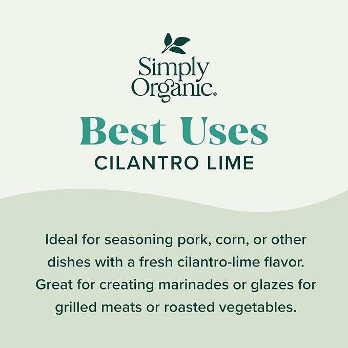 Simply Organic, Seasoning Sheet Pan Cilantro Lime Organic, 0.74 Ounce