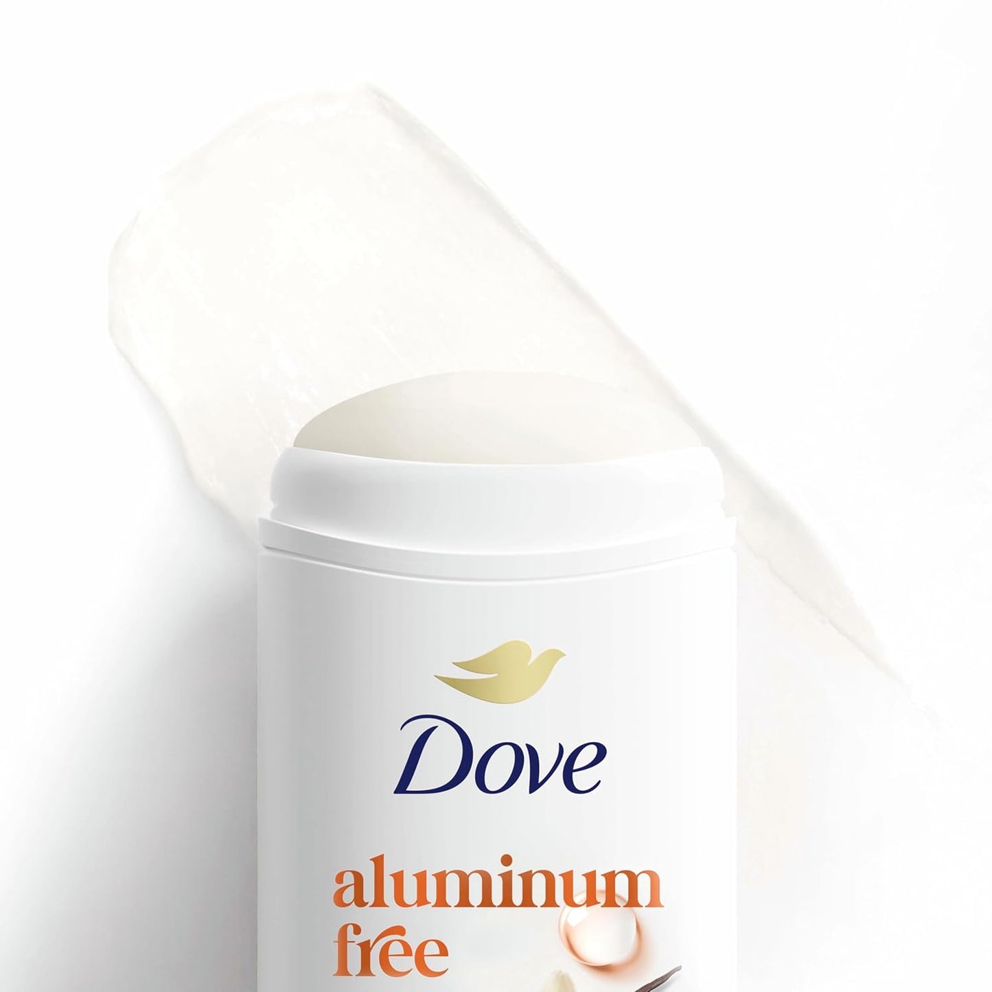 Dove Deodorant Stick Sparkling Vanilla for 72 Hour Odor Protection Aluminum Free 2.4 oz