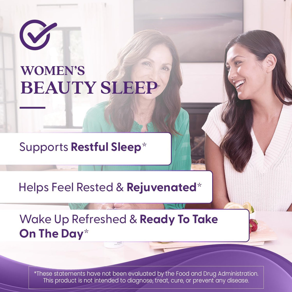 Doctors Best Womens Beauty Sleep with Magnesium, Theanine, Melatonin, Sleep & Relaxation Support, Non-GMO, Gluten Free, Soy Free, Vegan 60 Veggie Caps