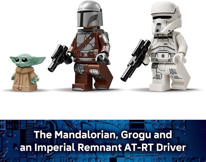 LEGO Star Wars AT-RT Attack - Building Toy for Boys & Girls, Ages 7+ - with The Mandalorian & Grogu Minifigures - Playset for Kids - Gift for Birthdays - 75444