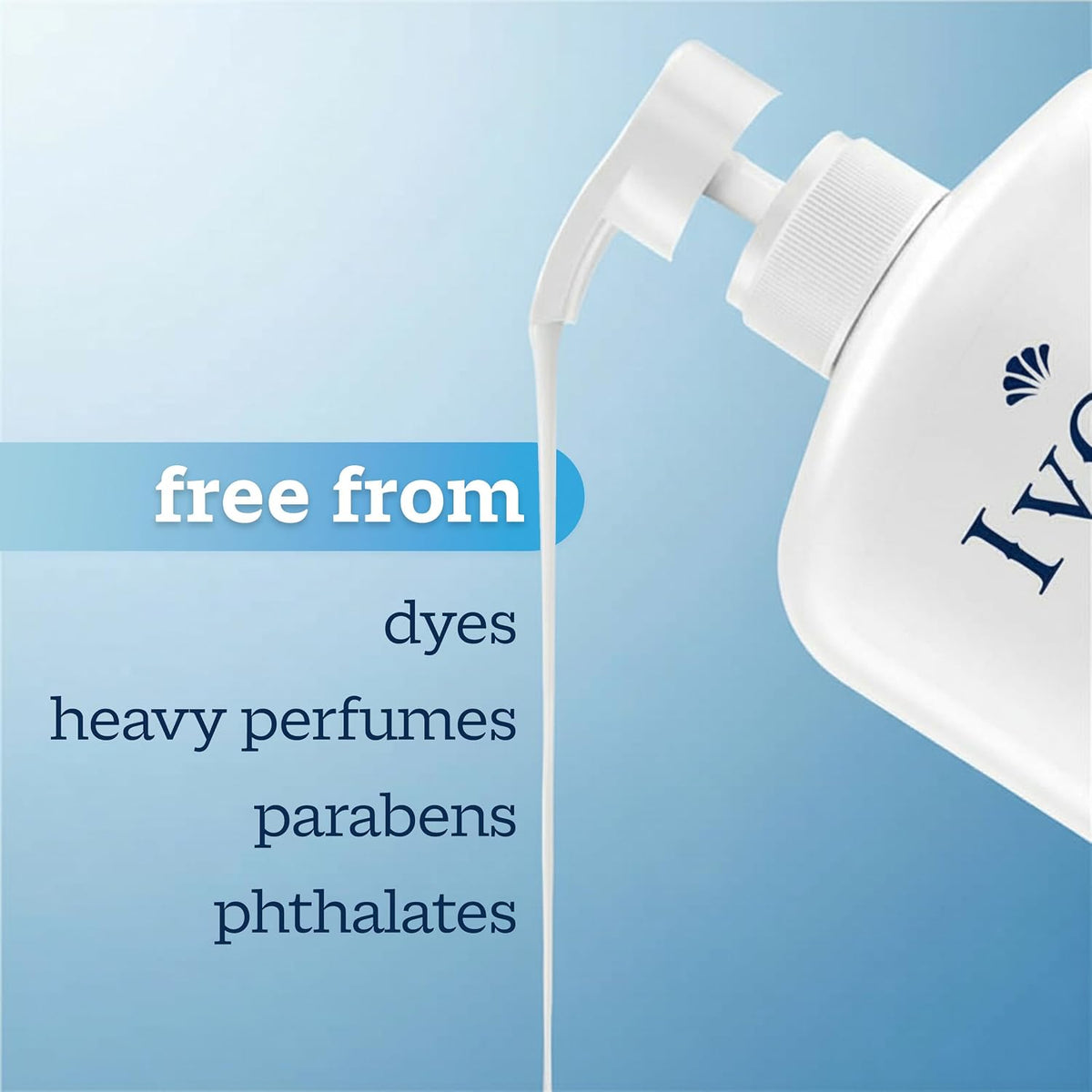 Ivory Body Wash, Designed for the Whole Family, Gentle Formula, Free of Dyes Heavy Perfumes Parabens Phthalates & Silicones, for Sensitive Skin, Designed for Skin's pH, Original Scent, 35 oz