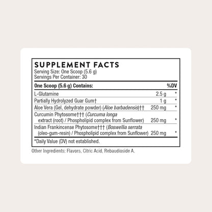 THORNE - Leaky Gut Support (Formerly EnteroMend) - Gut Health Supplement - Supports Optimal Digestive Function & Bowel Regularity* - NSF Certified for Sport - Orange Vanilla Flavor - 30 Servings