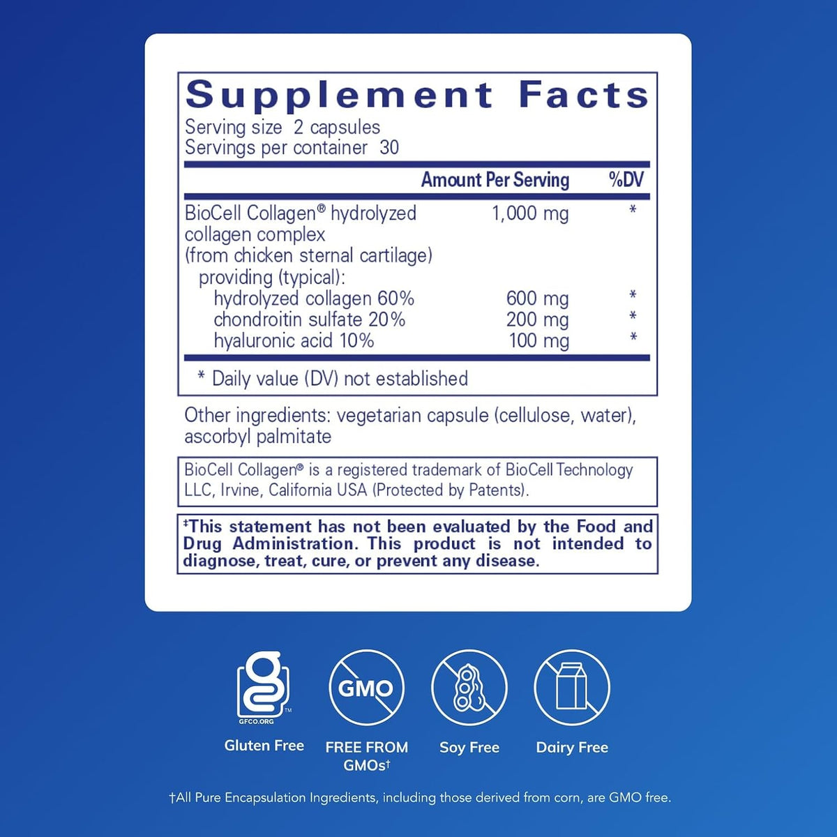 Pure Encapsulations Collagen JS, 60 Capsules