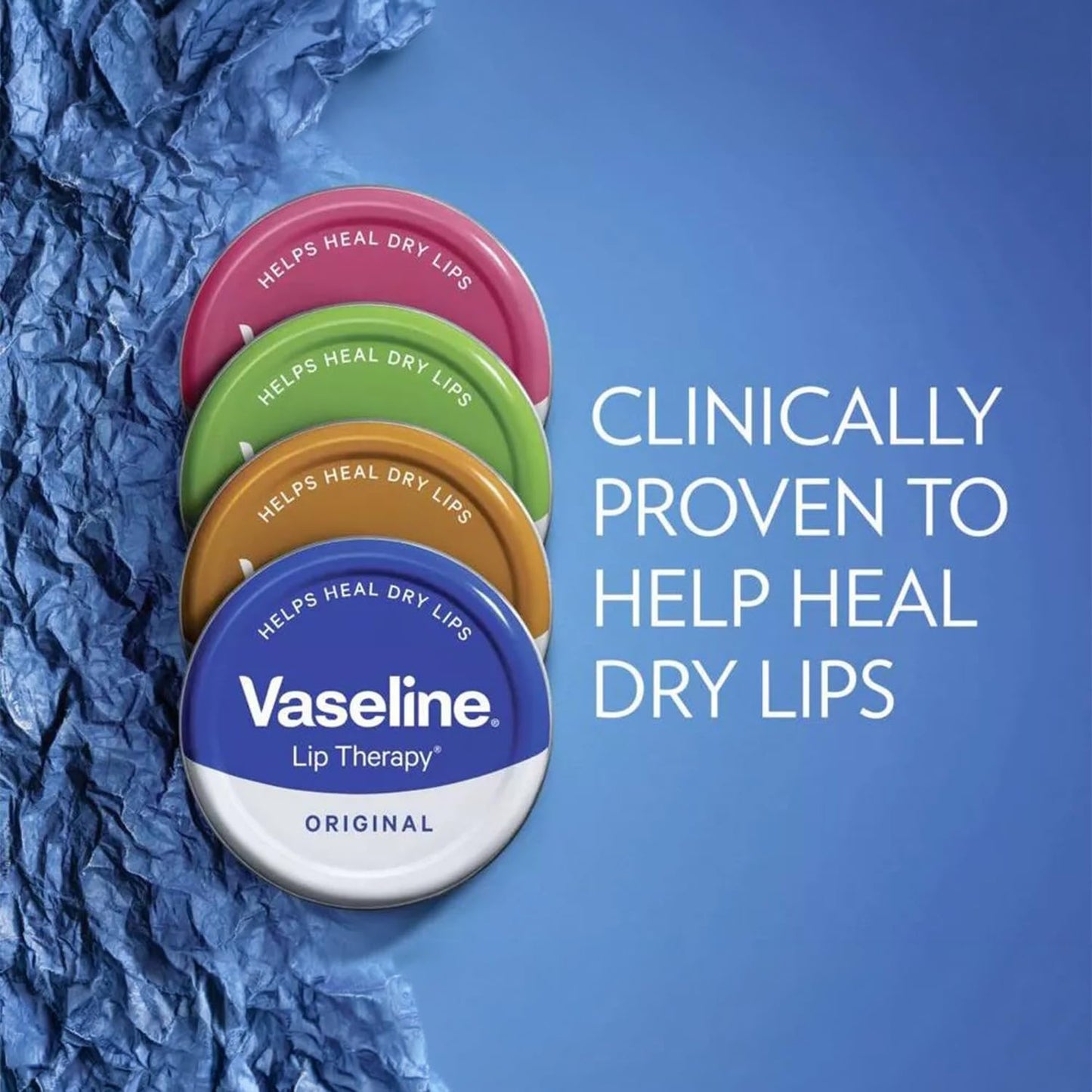 Vaseline Lip Therapy Lip Balm, Rosy Lips 0.6 oz (Pack of 3)