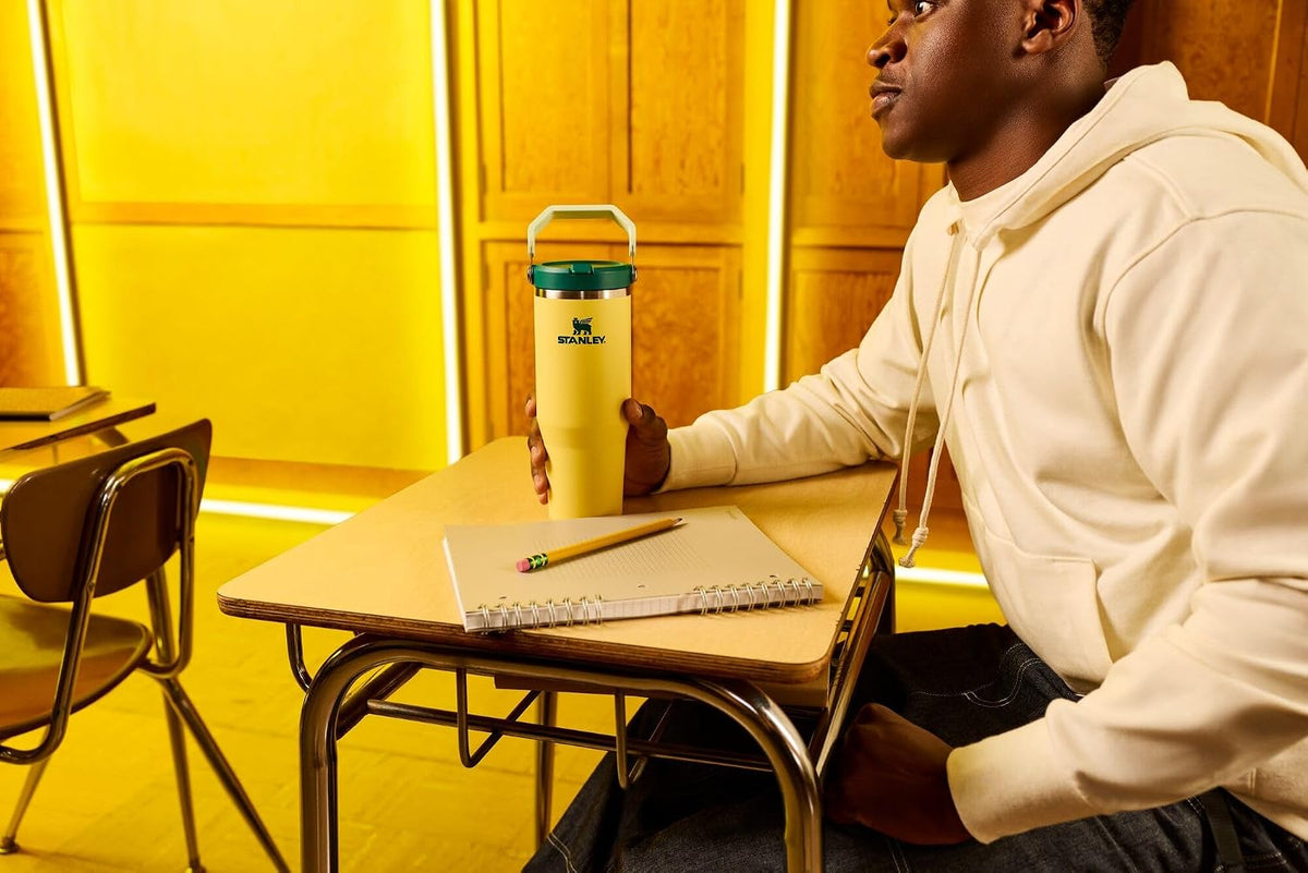 STANLEY IceFlow 2.0 Flip Straw Tumbler, 30 oz, Daffodil Emerald
