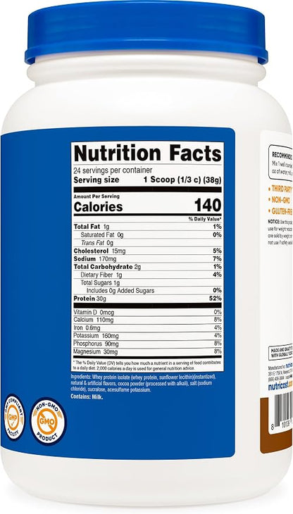 Nutricost Whey Protein Isolate (Mocha) 2LBS