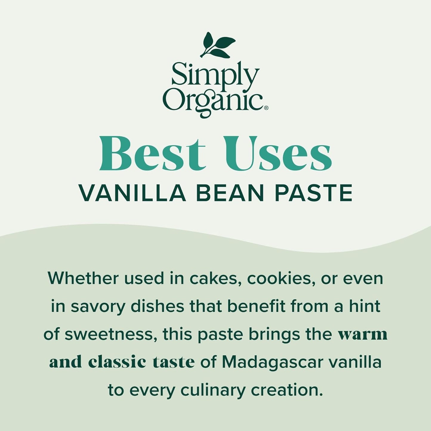 Simply Organic Vanilla Bean Paste, 4 Ounce Jar | Certified Organic, Kosher, Vegan, Non-GMO Rich Soft Paste, Warm Woody Aroma