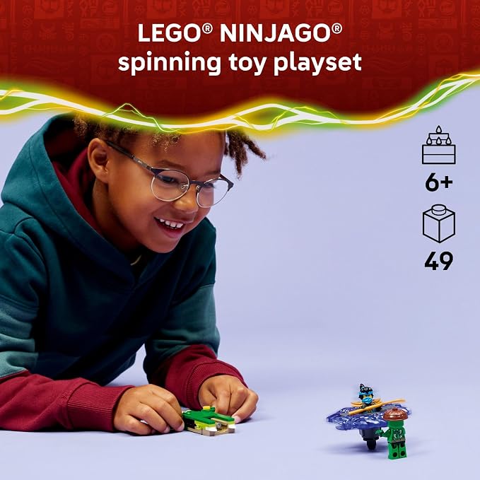 LEGO NINJAGO NYA vs. Mutation Monster Spinner Building Toy for Boys & Girls - Ninja Toy Figures & Playset for Kids, Ages 6+ - Includes 2 Minifigures for Pretend Play - Gift Idea for Birthdays - 71849