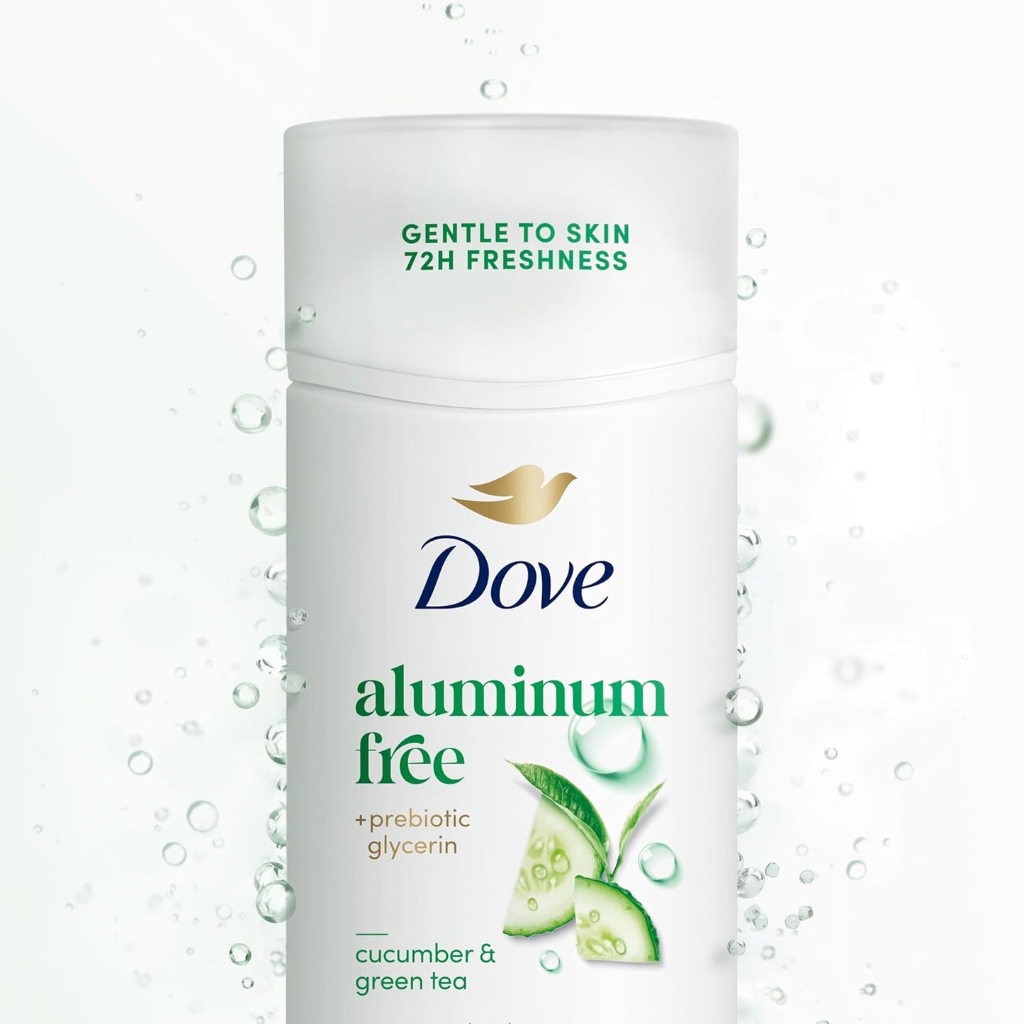 Dove Deodorant Stick 2 pk Cucumber & Green Tea for 72 Hour Odor Protection Aluminum Free 2.4 oz