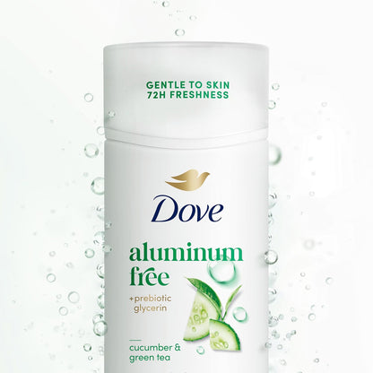 Dove Deodorant Stick 2 pk Cucumber & Green Tea for 72 Hour Odor Protection Aluminum Free 2.4 oz
