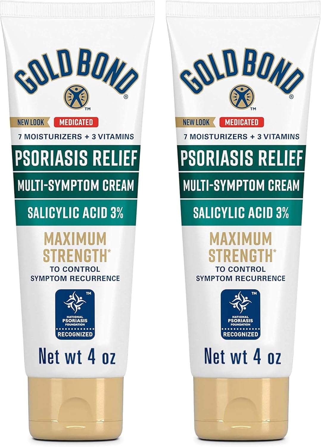 Gold Bond Ultimate Multi-Symptom Cream 4 Ounce (Pack of 2)
