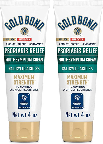 Gold Bond Ultimate Multi-Symptom Cream 4 Ounce (Pack of 2)
